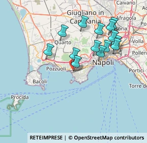 Mappa Via di Niso, 80124 Bagnoli NA, Italia (7.64429)