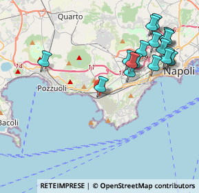 Mappa Via di Niso, 80124 Bagnoli NA, Italia (4.94)