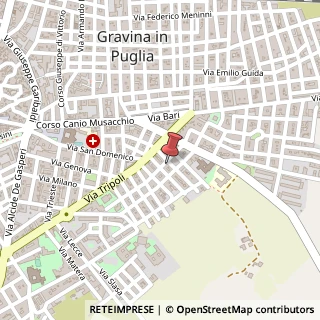 Mappa Via Trento, 29, 70024 Gravina in Puglia, Bari (Puglia)