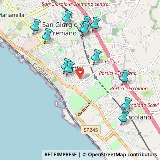 Mappa Via Palizzi, 80055 Portici NA, Italia (1.25)