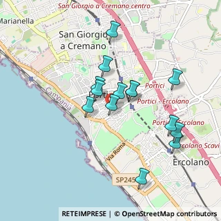 Mappa Via Palizzi, 80055 Portici NA, Italia (0.86786)