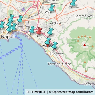 Mappa Via Palizzi, 80055 Portici NA, Italia (5.81923)