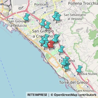 Mappa Via Palizzi, 80055 Portici NA, Italia (1.7225)