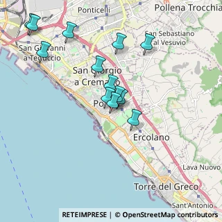 Mappa Via Palizzi, 80055 Portici NA, Italia (1.94769)