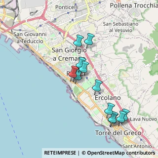 Mappa Via Palizzi, 80055 Portici NA, Italia (1.81231)
