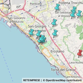 Mappa Via Libertà II' Traversa Sx, 80055 Portici NA, Italia (2.33667)