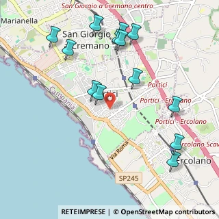 Mappa Via I Immacolata, 80055 Portici NA, Italia (1.24923)