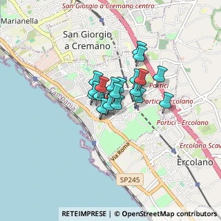Mappa Via I Immacolata, 80055 Portici NA, Italia (0.5105)