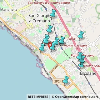 Mappa Via I Immacolata, 80055 Portici NA, Italia (0.89)