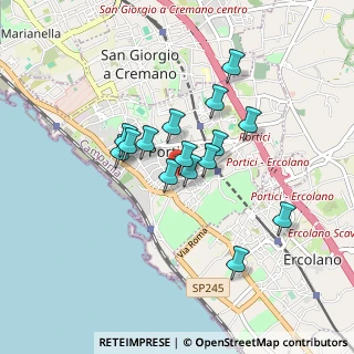 Mappa Via Libertà II' Traversa Sx, 80055 Portici NA, Italia (0.72533)