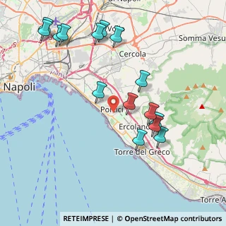Mappa Via I Immacolata, 80055 Portici NA, Italia (4.786)
