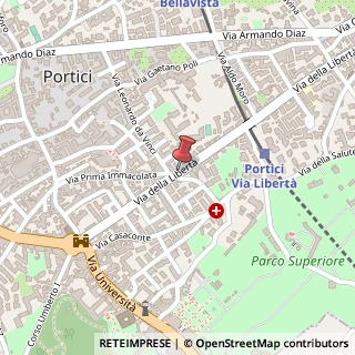 Mappa Via Libertà,  144, 80055 Portici, Napoli (Campania)