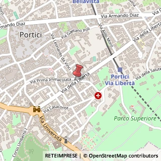 Mappa Via della Libertà, 129, 80055 Portici, Napoli (Campania)