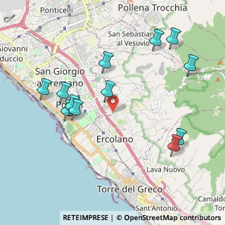 Mappa Via III Bosco Catena, 80055 Portici NA, Italia (2.3975)
