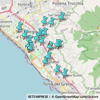 Mappa Via III Bosco Catena, 80055 Portici NA, Italia (1.7975)