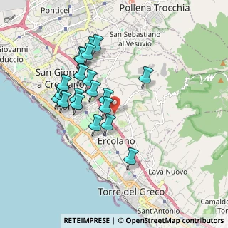 Mappa Via III Bosco Catena, 80055 Portici NA, Italia (1.794)