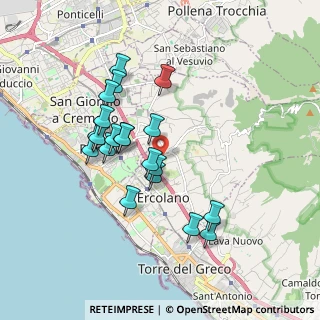 Mappa Via III Bosco Catena, 80055 Portici NA, Italia (1.7555)