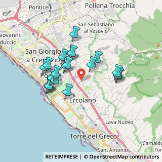Mappa Via III Bosco Catena, 80055 Portici NA, Italia (1.6625)