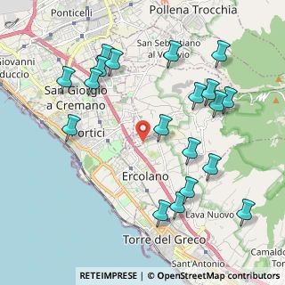 Mappa Via III Bosco Catena, 80055 Portici NA, Italia (2.49789)