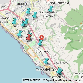 Mappa Via III Bosco Catena, 80055 Portici NA, Italia (2.65)