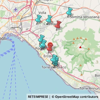 Mappa Via III Bosco Catena, 80055 Portici NA, Italia (3.25273)