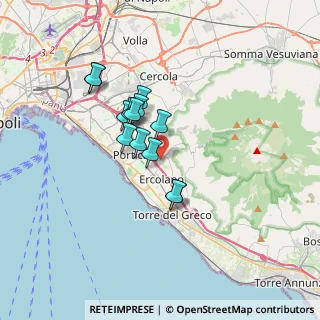 Mappa Via III Bosco Catena, 80055 Portici NA, Italia (2.79)