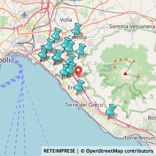 Mappa Via III Bosco Catena, 80055 Portici NA, Italia (3.43867)