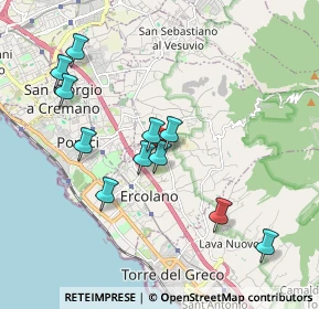 Mappa Via Sacerdote Cozzolino Benedetto, 80056 Ercolano NA, Italia (1.98545)