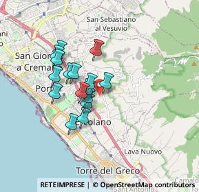 Mappa Via Sacerdote Cozzolino Benedetto, 80056 Ercolano NA, Italia (1.43563)