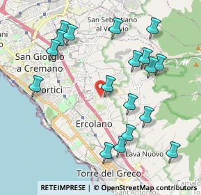 Mappa Via Sacerdote Cozzolino Benedetto, 80056 Ercolano NA, Italia (2.36667)