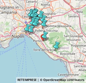 Mappa Via Sacerdote Cozzolino Benedetto, 80056 Ercolano NA, Italia (7.6)