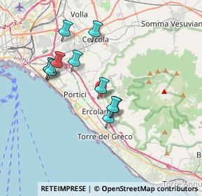 Mappa Via Sacerdote Cozzolino Benedetto, 80056 Ercolano NA, Italia (3.49545)