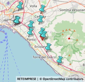 Mappa Via Sacerdote Cozzolino Benedetto, 80056 Ercolano NA, Italia (4.17)