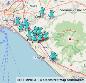 Mappa Via Sacerdote Cozzolino Benedetto, 80056 Ercolano NA, Italia (3.1325)