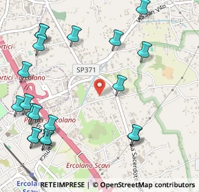 Mappa Via Sacerdote Cozzolino Benedetto, 80056 Ercolano NA, Italia (0.7385)