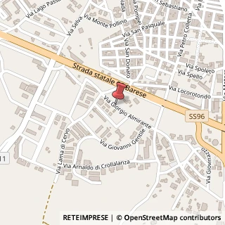 Mappa Via Giorgio Almirante, 89, 70022 Altamura, Bari (Puglia)