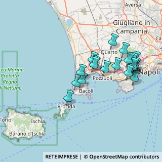 Mappa Via Marziale, 80070 Bacoli NA, Italia (7.9275)