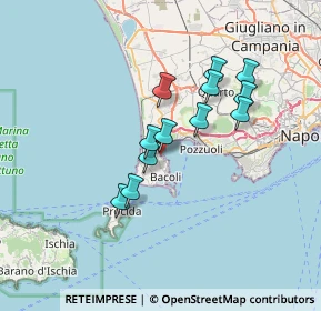 Mappa Via Scotto, 80070 Bacoli NA, Italia (5.97333)