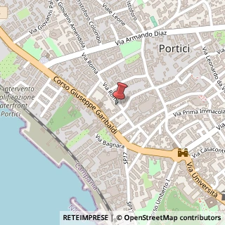 Mappa Via Roma, 58 A, 80055 Portici, Napoli (Campania)