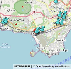 Mappa Viale Campi Flegrei, 80124 Bagnoli NA, Italia (2.44083)