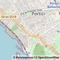 Mapa Portici