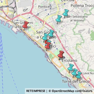 Mappa Viale I Melina, 80055 Portici NA, Italia (2.155)