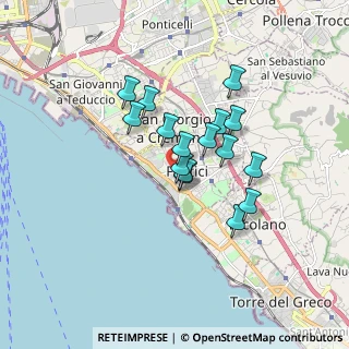 Mappa I Viale Melina, 80055 Portici NA, Italia (1.36938)