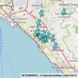 Mappa Viale I Marina, 80055 Portici NA, Italia (1.30583)