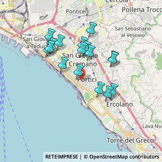 Mappa Viale I Marina, 80055 Portici NA, Italia (1.79647)