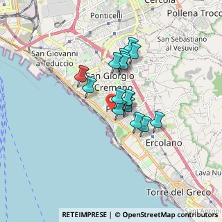 Mappa Viale I Melina, 80055 Portici NA, Italia (1.30438)