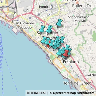 Mappa Viale I Melina, 80055 Portici NA, Italia (1.289)