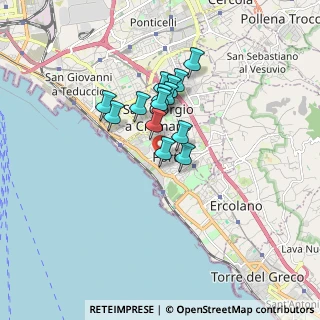 Mappa I Viale Melina, 80055 Portici NA, Italia (1.30643)