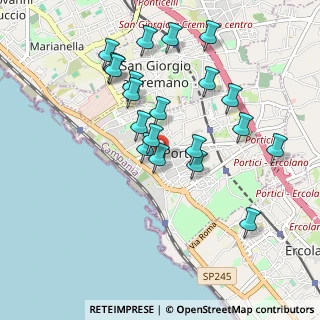 Mappa Viale I Melina, 80055 Portici NA, Italia (0.9975)