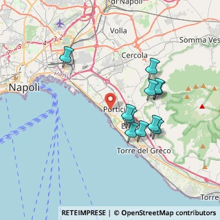 Mappa Viale I Melina, 80055 Portici NA, Italia (3.59091)